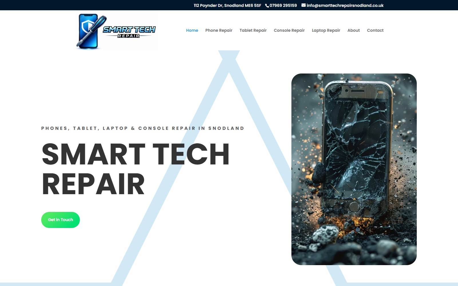 Smart Tech Repair home page
